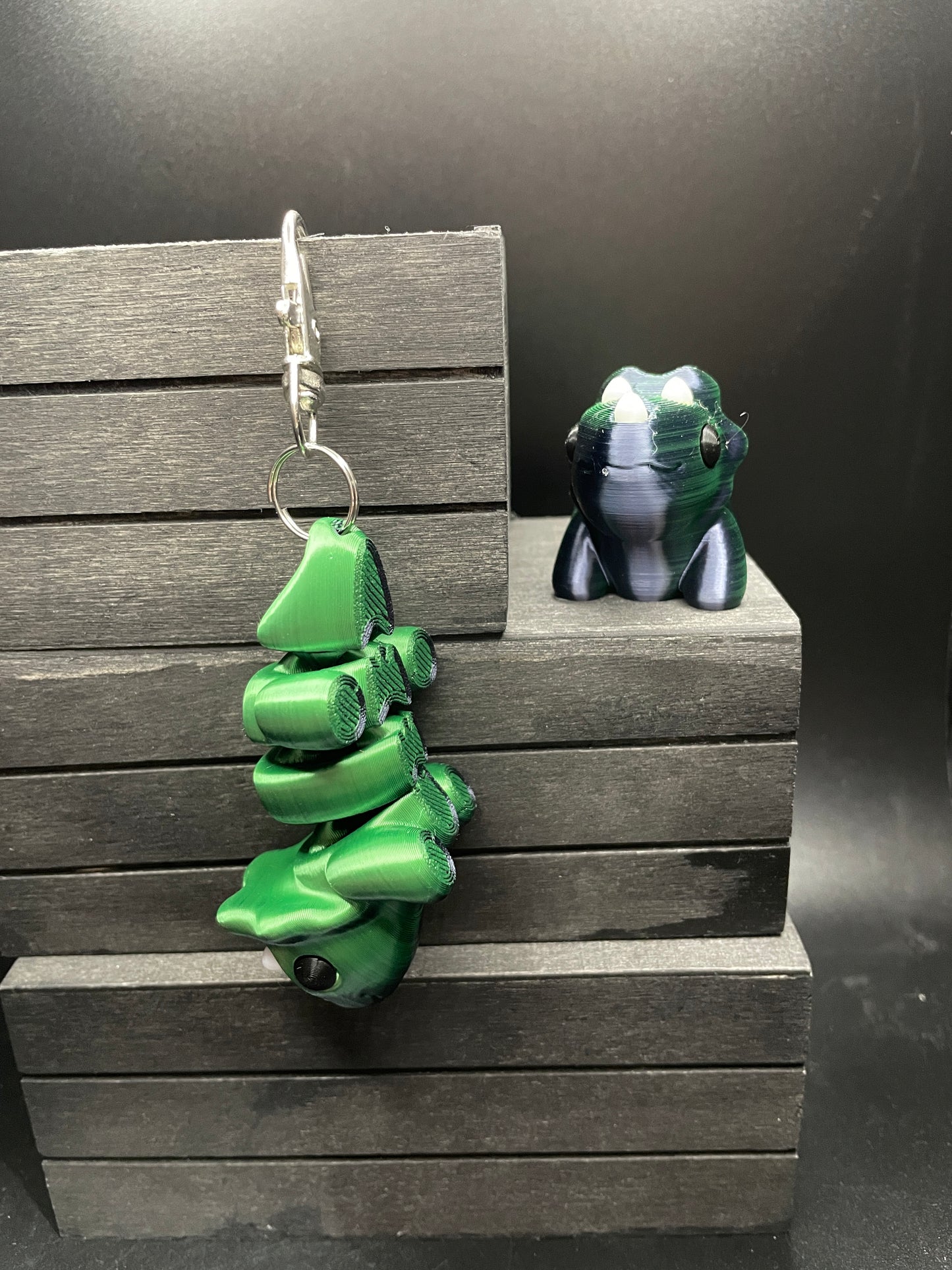 Triceratops Keychain