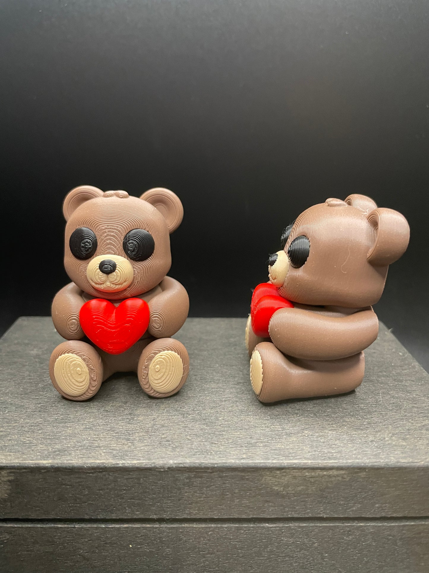 Teddy Bear with Heart: Sitting