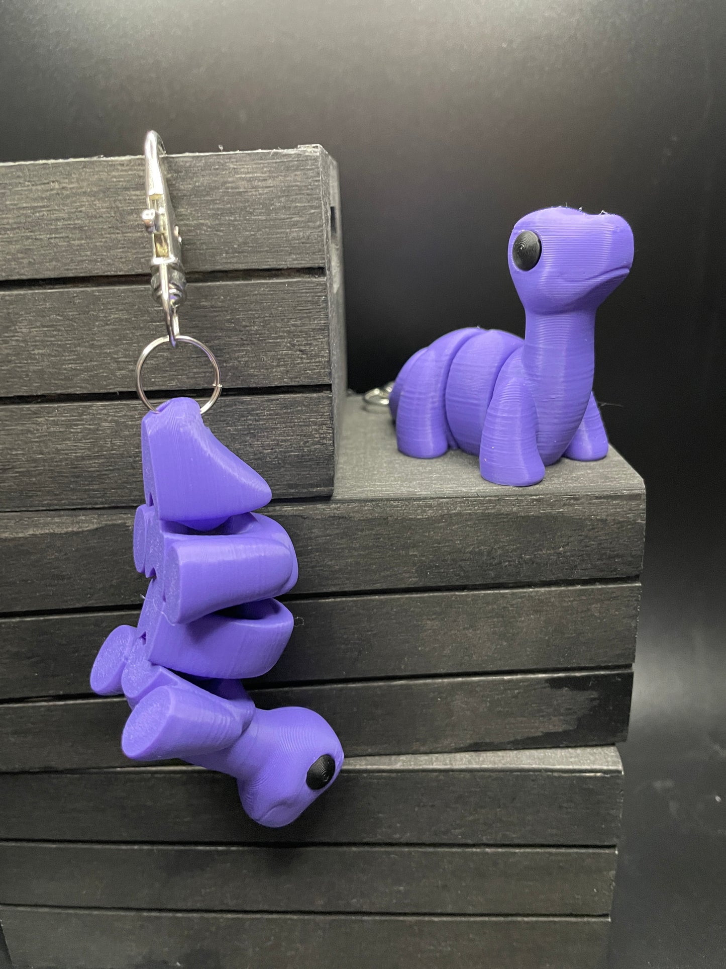 Brontosaurus Keychain