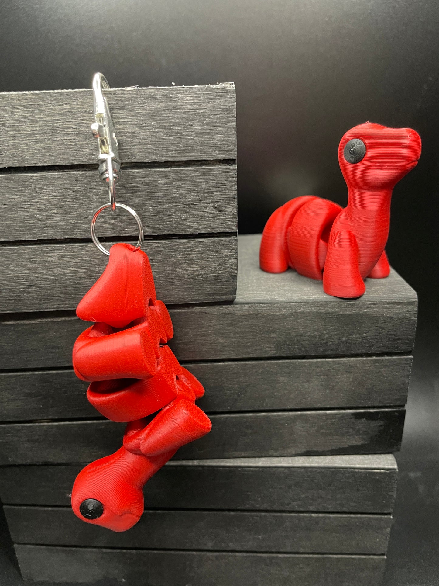 Brontosaurus Keychain