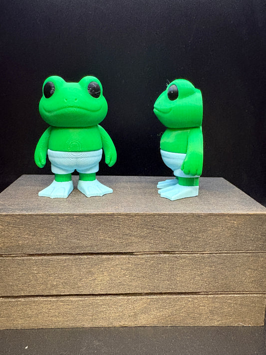 Frog with Swimsuit