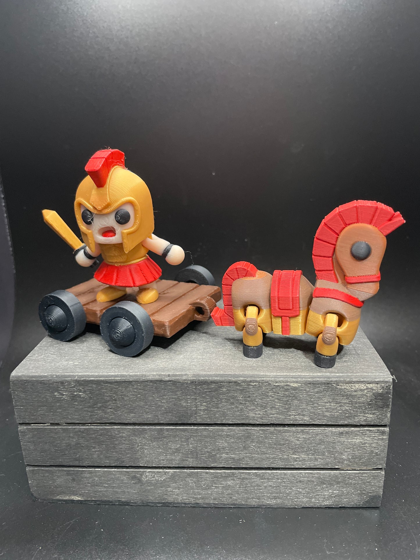 Gladiator with Horse and Cart