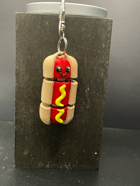 Hotdog- keychain