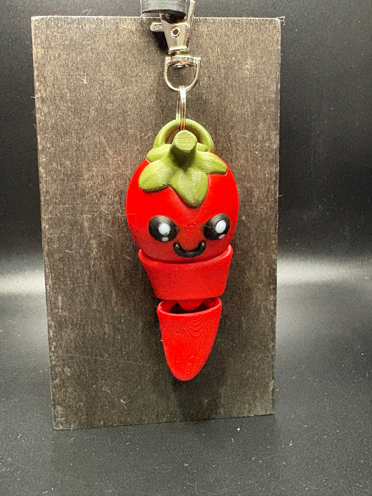 Chili Pepper Keychain